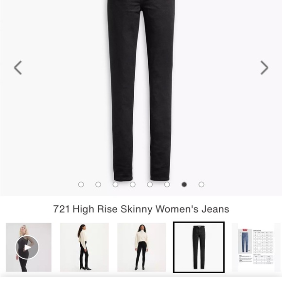 721 HIGH RISE SKINNY WOMEN'S JEANS - Picture 6 of 6